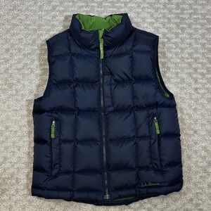 L.L. Bean Down Puffer Vest Youth Large 6X/7 Insulated Goose Down Jacket Outdoor